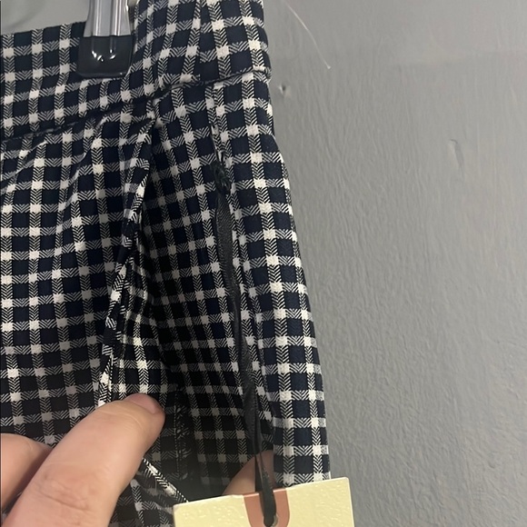 Eliane Rose Blue and White Checkered Pants Size 8 - Picture 4 of 7